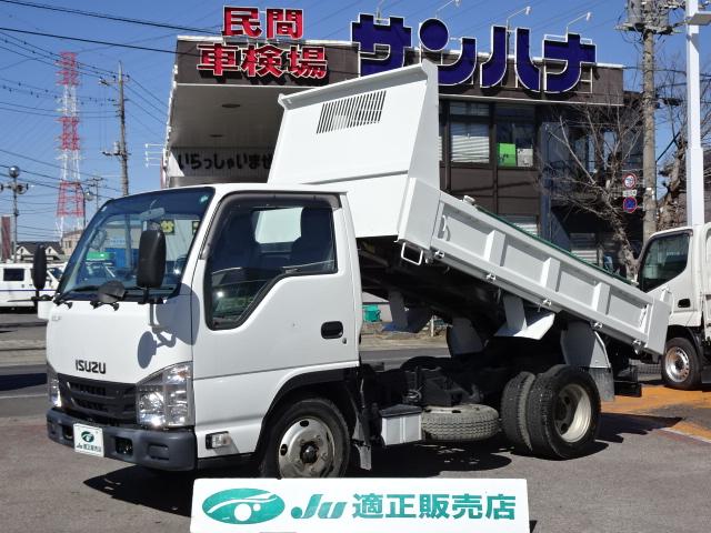 　ダンプ　３ｔ積載　４ナンバー　フルフラットロー　３．０Ｄターボ　６ＭＴ　ＡＢＳ　エアバッグ　ＥＴＣ　コボレーン付き　ＴＰＧ－ＮＫＲ８５ＡＤ