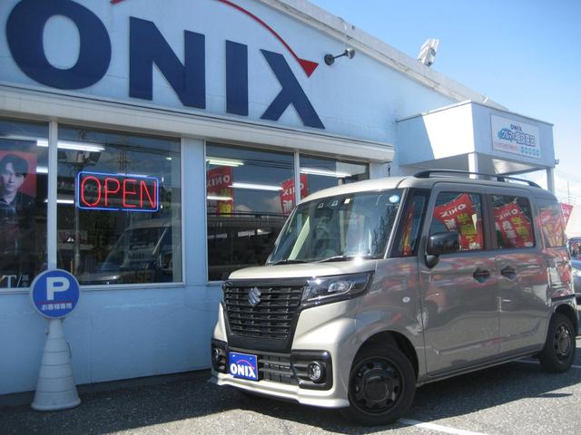 スペーシアベース ＸＦ　当店試乗用デモカー・８インチ楽ナビ・バックカメラ・右電動スライドドア・ＬＥＤヘッドライト・ブルートゥース接続・ＤＶＤ動画再生（1枚目）