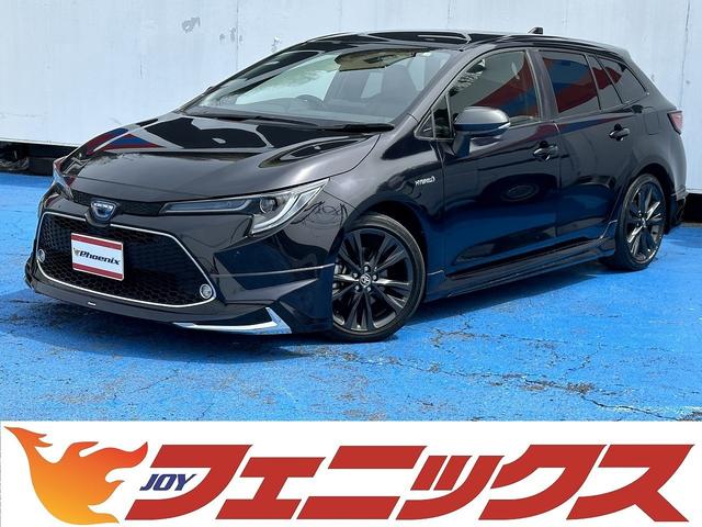 トヨタ カローラツーリング ハイブリッド　ダブルバイビー　トヨタセーフティセンス　モデリスタフルエアロ　ディスプレイオーディオ　Ｂｌｕｅｔｏｏｔｈ　バックカメラ　ＡＣ１００Ｖ電源　ＬＥＤオートライト　ハーフレザー　パーキングソナー　前後ドラレコ　ＥＴＣ　禁煙