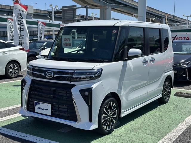 ダイハツ タント カスタムＲＳ　シートＨ　プリクラッシュ　セキュリティー　車線逸脱警報装置　ＵＳＢ接続　フルフラット　ＬＥＤヘッド　オートエアコン　横滑り防止装置　衝突安全ボディ　キーフリー　ＷＡＢ　サイドエアバッグ