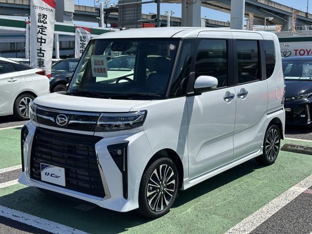 ダイハツ タント カスタムＲＳ　シートＨ　プリクラッシュ　セキュリティー　車線逸脱警報装置　ＵＳＢ接続　フルフラット　ＬＥＤヘッド　オートエアコン　横滑り防止装置　衝突安全ボディ　キーフリー　エコアイドリングストップ