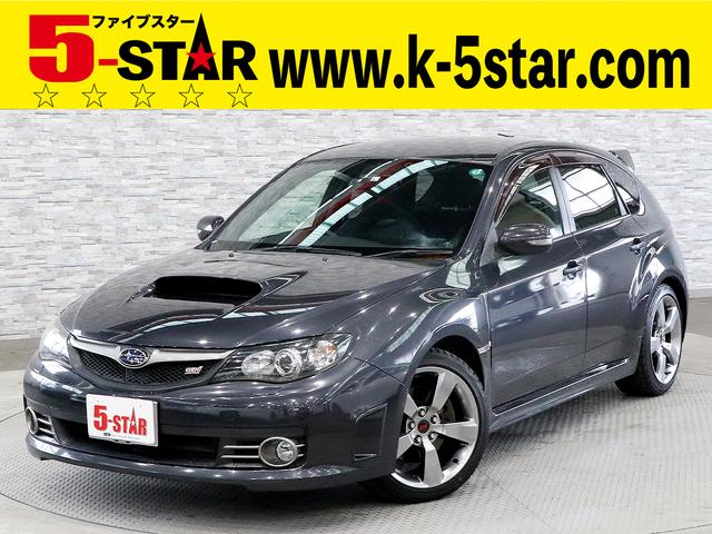 WRX STI Aライン イクリプスナビBカメラ地デジ黒半革バケットシート電動シートETCプッシュSクルコンHIDオートライト純正AWタワーバー(1枚目)