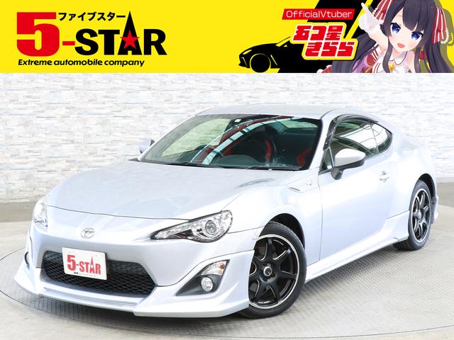 トヨタ ８６ ＧＴ　６速ＭＴ／Ｃ－ＷＥＳＴエアロ／ＨＫＳマフラー／ＥＮＫＥＩ１７ＡＷ／クルーズコントロール／プッシュスタート／ＥＴＣ／フレームレスインナーミラー／純正ナビ／バックカメラ／純正ＡＷ／水平対向エンジン