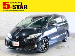 トヨタ　エスティマ　アエラス　プレミアムエディション　後期型　黒半革シート