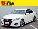 クラウン アスリートＳ－Ｔ　後期／電動シート／電動チルト＆テレスコピック／クルーズコントロール／クリアランスソナー／パドルシフト／ＥＴＣ／純正ナビ／Ｂｌｕｅｔｏｏｔｈ接続可／バックカメラ／地デジ／ＬＥＤオートライト／純正ＡＷ（1枚目）