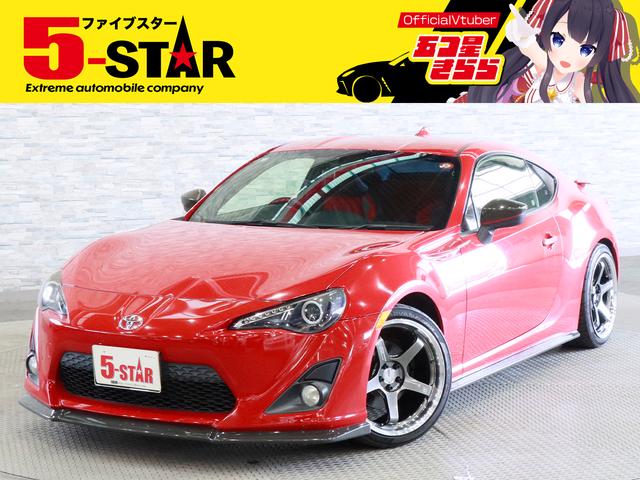 ８６ ＧＴリミテッド　ＡＤＶＡＮＲａｃｉｎｇ　ＧＴ１８ＡＷ／社外フルエアロ／ＴＯＭｓテールランプ／クスコタワーバー／ＨＫＳエアクリ＆マフラー／ＴＥＩＮ車高調／半革シート／シートヒーター／カロッツェリアナビ（1枚目）