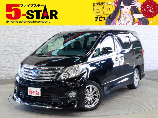 アルファード（トヨタ）ＳＲ　Ｃパッケージ　４ＷＤ／モデリスタエアロ＆マフラー／ＬＥＯＮＩＳ１８ＡＷ／ダブルサンルーフ／トヨタプレミアムサウンド／フリップダウンモニター／黒本革電動メモリーシート／シートヒーター／クルーズコントロール／純正ナビ 中古車画像