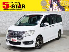 ステップワゴンスパーダ Z インターナビセレクション 1オーナー/BROOK16AW/フリップダウンモニター/両側電動スライドドア/クルーズコントロール/パドルシフト/ETC/横滑り防止装置/純正ナビ/バックカメラ/地デジ/HIDオートライト 中古車画像