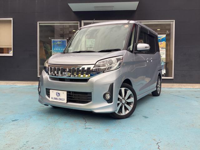 ｅＫスペースカスタム(三菱) カスタムＴ　フルセグナビ　全方位カメラ　スマートキー　ＨＩＤライト　両側電動スライドドア　当店買取直販車両 中古車画像