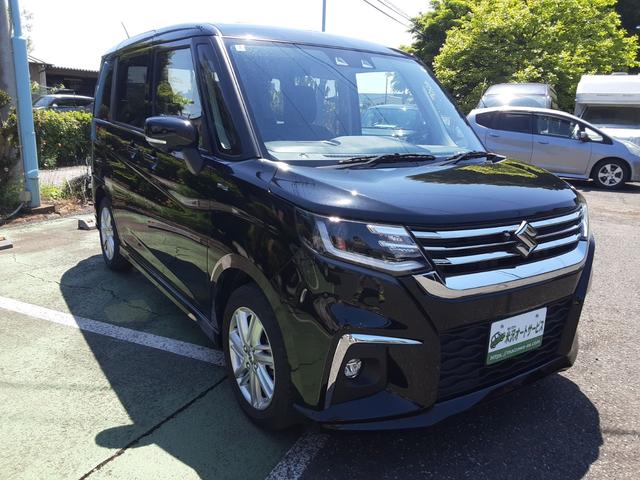ハイブリッドＭＺ　当店展示試乗車　全方位カメラＰＫ　両側電動スライドドア　車線逸脱　センサー　衝突軽減ブレ－キ　サイドエアバック　追従式クルコン　スマートキー　オートライト　シートヒーター　ウォークスルー　記録簿