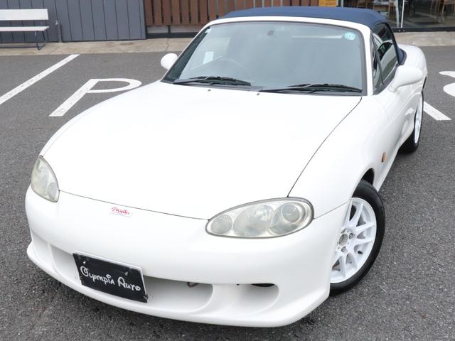 ロードスター(マツダ) ＲＳ　純正６速ＭＴ　約９８０００ｋｍ時タイベル交換済　ＴＥＩＮDampers　ＷＯＲＫ１５ＡＷ　ＮＡＲＤＩステアリング　オートエグゼマフラー　Aftermarketエアクリーナー　ＳＤナビ　フルセグＴＶ　Ｂｌｕｅｔｏｏｔｈ　ＥＴＣ 中古車画像