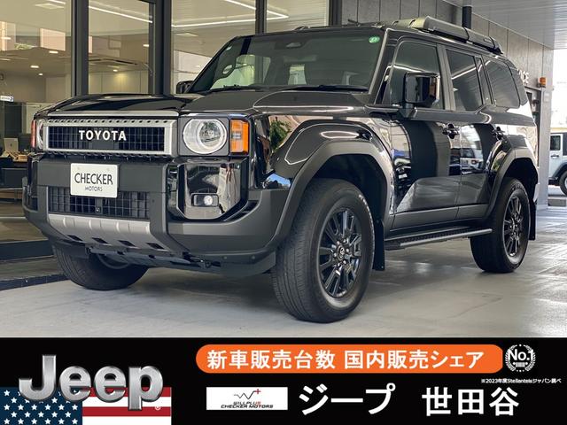 ランドクルーザー２５０(トヨタ) ＶＸ　４ＷＤ　全周囲カメラ　クリアランスソナー　オートクルーズコントロール　レーンアシスト　パワーシート　衝突被害軽減システム　サンルーフ　ナビ　ＴＶ　オートマチックハイビーム　オートライト 中古車画像