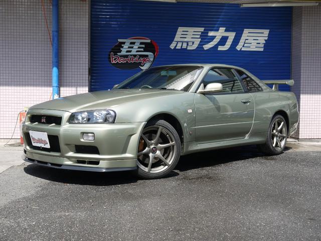 ＧＴ－Ｒ　Ｍスペック　ニュル　限定１０００台中Ｍスペックニュルは２８５台　限定色ミレニアムジェイド　スポリセ　走行３６０００ｋｍ　新車保証書　記録簿１８枚　２オーナー