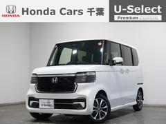 N-BOXカスタム ベースグレード 認定中古車 2年保証付 ナビ Bカメラ ドラレコ ETC 運転支援 デモカー USB接続 CMBS Dレコ ベンチシート オートエアコン スマートキ LED 盗難防止装置 クルコン バックカメラ 中古車画像