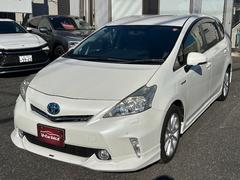 プリウスアルファ Sツーリングセレクション 純正ナビTV ETC Bカメラ モデリスタエアロ 中古車画像