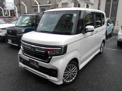N-BOXカスタム Lターボ 弊社下取ワンオーナー車 Bluetooth接続対応ギャザズメモリーナビ リアカメラ 前後ドライブレコーダー両側パワースライドドア シートヒーター 中古車画像