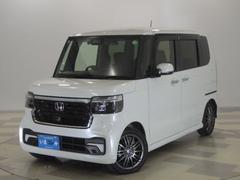 N-BOXカスタム ターボ 禁煙車ワンオーナー ナビ リアカメラ スマートキー フルセグTV ブルートゥース フロントシートヒーター 両側電動スライドドア 純正前後ドラレコ イモビライザー 1オナ 衝突被害軽減 キーフリー 中古車画像