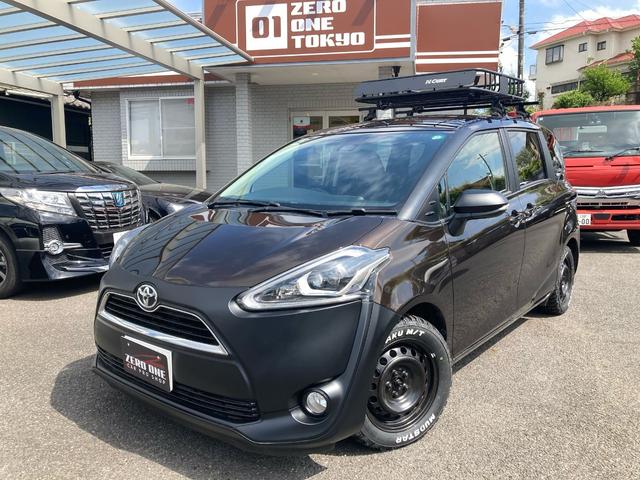 シエンタ(トヨタ) Ｇ　クエロ　カスタム車両　新品ホワイトレタータイヤ　バックカメラ　ナビ　ＴＶ 中古車画像