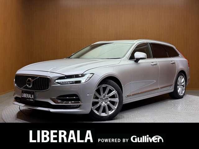 V90（ボルボ）Ｄ４　インスクリプション　ＡＣＣ　黒革シート　ナビ　ＴＶ　Ｂｌｕｅｔｏｏｔｈ接続　３６０°ｈａｒｍａｎｋａｒｄｏｎサウンド　ヘッドアップディスプレイ　シートＨ　ベンチレーション　電動リアゲート　パーキングアシスト　衝突軽減Ｂ 中古車画像