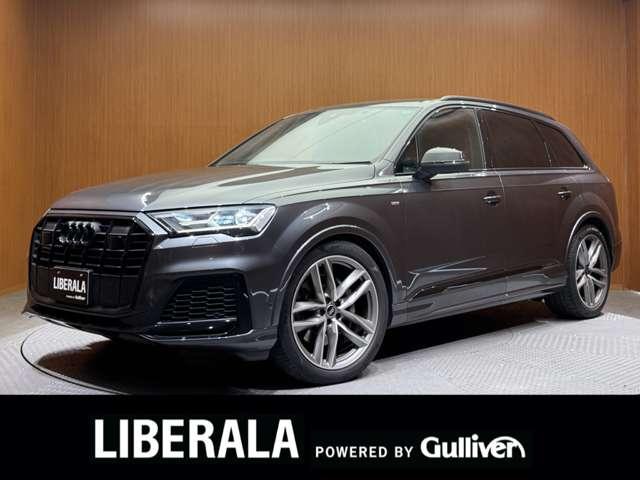 Ｑ７(アウディ) ５５ＴＦＳＩクワトロ　Ｓライン　７シーターＰＫＧ　ブラックスタイリングＰＫＧ　１オーナー　純正ナビ　３６０°カメラ　ＡＣＣ　ＨＵＤ　バーチャルＣＰ　ハーフレザーシート　シートヒーター　パワーシート　ＬＥＤヘッドライト　オートライト 中古車画像