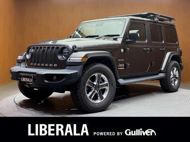 ジープ・ラングラーアンリミテッド(ジープ) サハラ　レザーＰＫＧ　ＡＣＣ　ナビ　ＴＶ　Ｂカメラ　Ｂｌｕｅｔｏｏｔｈ接続　シートヒーター　ステアリングヒーター　ＬＥＤヘッドライト　オートライト　純正１８インチＡＷ　ワンオーナー　衝突軽減Ｂ　ＥＴＣ 中古車画像