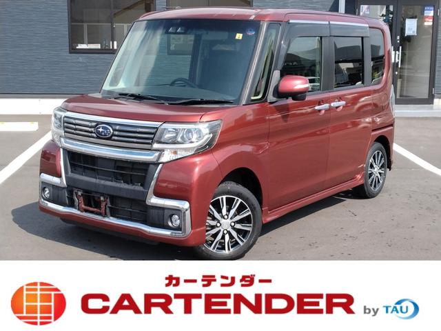 スバル シフォン カスタムＲ　リミテッド　スマートアシスト　１２カ月走行距離無制限ＣＡＲＴＥＮＤＥＲ保証　ナビ　テレビ　バックカメラ　ドライブレコーダー　両側電動スライドドア　シートヒーター　Ａストップ　衝突軽減　スマートアシスト　純正アルミホイール