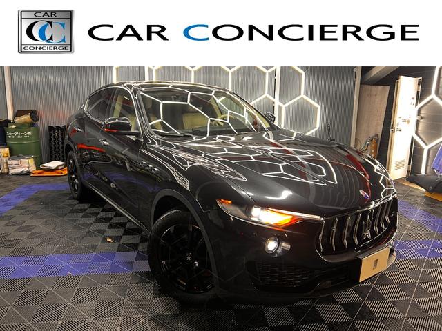 レヴァンテ(マセラティ) ベースグレード　ベージュ革シート　左ハンドル　純正１９インチアルミ　レッドキャリパーレッド　オートトランク　３６０度カメラ　エアサスペンション　ドライブレコーダー　Aftermarketレーダー　AftermarketＤＶＤデッキ　クルーズコントロール 中古車画像