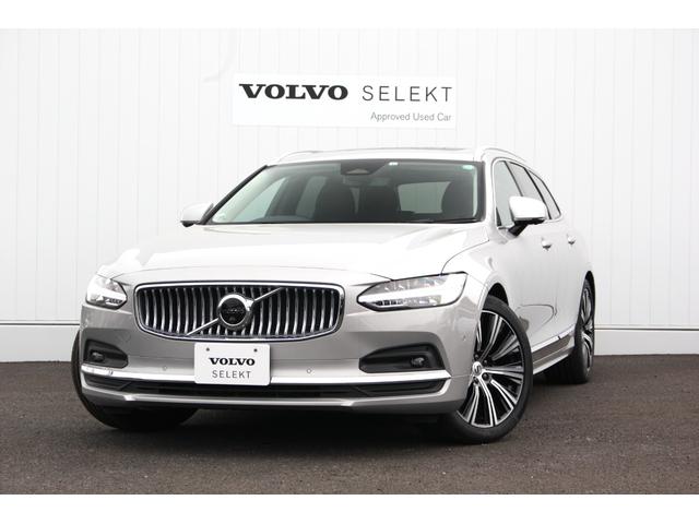 ボルボ Ｖ９０ アルティメット　Ｂ５　デモカーアップ　エアサス装備　チャコールカラーファインナッパレザーシート　全席シートヒーター　Ｇｏｏｇｌｅナビ搭載　３６０°ビューカメラ　パノラマ・ガラスサンルーフ　オートクルーズ