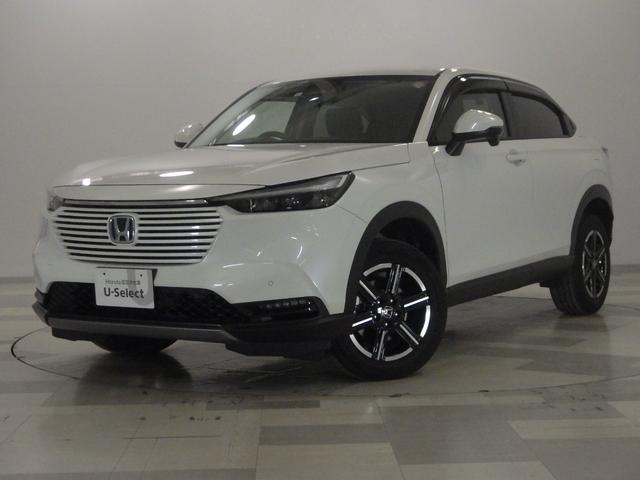 ヴェゼル e:HEVX 禁煙/ワンオーナー/コネクテッド/渋滞追従/9インチコネクトディスプレー&リヤカメラ/前後スマホ連動ドラレコ/フルセグ/Bluetooth 前後障害物センサー AAC 1オーナ イモビライザー PW(1枚目)