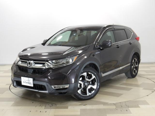 ＣＲ−Ｖハイブリッド(ホンダ) ＥＸ　禁煙／ワンオーナー／サポカー／ＨｏｎｄａＳＥＮＳＩＮＧ／左右シートヒーター／オートブレーキホールド／７インチナビ＆リヤカメラ／フルセグ／ＤＶＤ／ＥＴＣ／１８インチアルミホイール　ワンオ−ナ−　ＵＳＢ 中古車画像