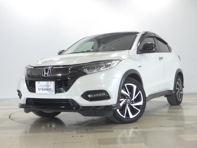 VEZEL(ヴェゼル)(ホンダ)ハイブリッドRS・ホンダセンシング 禁煙車 人気のRSグレード 大画面ナビ ETC付 1オ−ナ− サイドSRS Rカメ フルオートエアコン USB接続 両席エアバック スマキー オートクルーズコントロール 衝突軽減ブレーキシステム 中古車画像