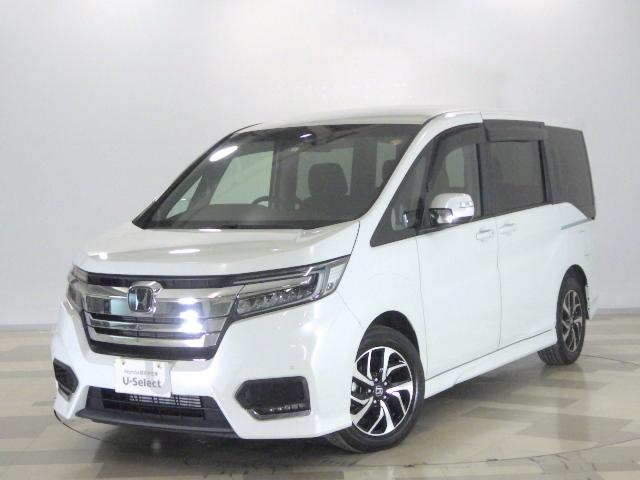 ステップワゴンスパーダ スパーダホンダセンシング 禁煙車 純正10インチナビ ナビ連動ドラレコ(2カメラ) パーキングセンサー 盗難防止 助手席エアバッグ Wパワスラ 地デジ LEDライト 横滑り防止システム オートエアコン リアカメラ USB(1枚目)