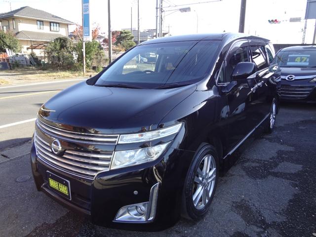 エルグランド(日産) ２５０ハイウェイスター　純正ナビ　ＴＶ　バックカメラ　スマートキー　片側パワースライド　ＥＴＣ　純正１８インチＡＷ　７人乗り 中古車画像