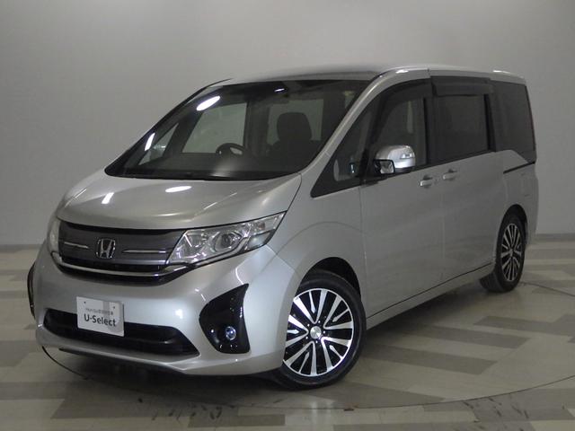 ステップワゴン(ホンダ) Ｇホンダセンシング　禁煙車　９インチナビ　モデューロ１７インチアルミ　ＣＤ／ＤＶＤ再生　ミュージックラック　Ｂｌｕｅｔｏｏｔｈ接続　ＳＤ　ＬＥＤライト　ＥＴＣ　ウォークスルー　ワンオーナー車　スマ−トキ−　クルコン 中古車画像
