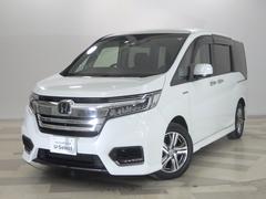 ステップワゴンスパーダ スパーダハイブリッドG・EXホンダセンシング 禁煙車 10インチナビ 後席モニター マルチビューカメラ フルセグTV CD/DVD再生 USB接続 AppleCarPlay Bluetooth ミュージックラック SD シートヒーター 中古車画像
