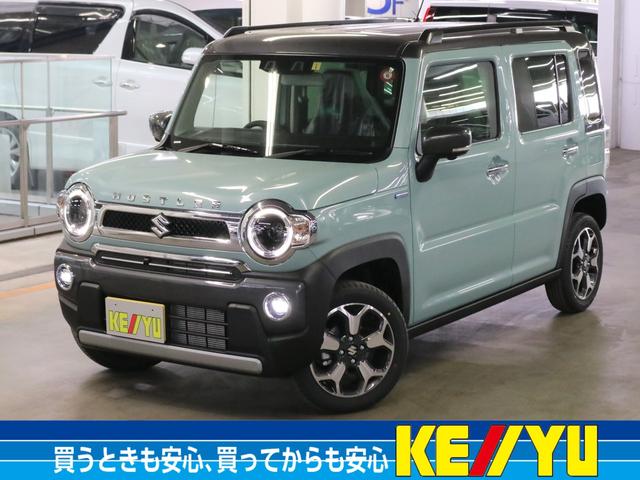 スズキ ハスラー ＪスタイルＩＩターボ　届け出済み未使用車　４月以降登録可能車　全方位モニター付メーカー９インチナビ　シートヒーター　Ｂｌｕｅｔｏｏｔｈ　フルセグＴＶ　ＤＶＤ　ナノイーＸ　ルーフレール　パドルシフト　パーキングセンサー　デュアルカメラブレーキサポート　ＬＥＤライト