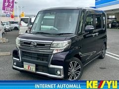 タント カスタムRS トップエディションSAIII【下取直販】ターボ 衝突被害軽減 車線逸脱警告 社外8型ナビ HDMI CD録音 DVD フルセグ Bluetooth バックカメラ LEDライト ETC 両側電動スライド シートヒーター 24年製ダンロップタイヤ 禁煙 中古車画像