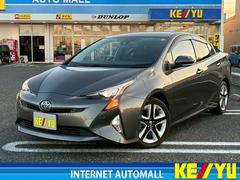 プリウス Aツーリングセレクション【禁煙】 セーフティセンス アダプティブクルコン BSM コーナーセンサー 純正ナビ フルセグTV Bluetooth HUD バックカメラ LEDライト フォグランプ ETC パーキングアシスト 黒革シート 中古車画像