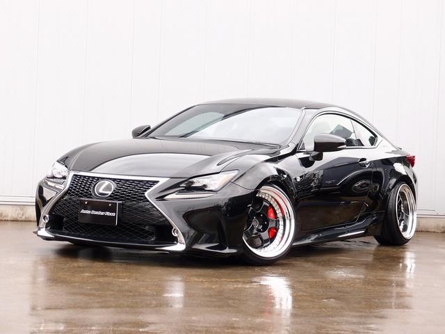 ＲＣ(レクサス) ＲＣ３００ｈ　Ｆスポーツ　純正ＨＤＤ地デジナビ　黒革　ＴＫスクエアDampers　ＷＯＲＫマイスターＳ１１９ＡＷ　三眼ヘッドライト　マフラー　ドラレコ　バックカメラ　ＥＴＣ　過去分解整備記録簿１２枚　ウインカードアミラー　スマートキー 中古車画像