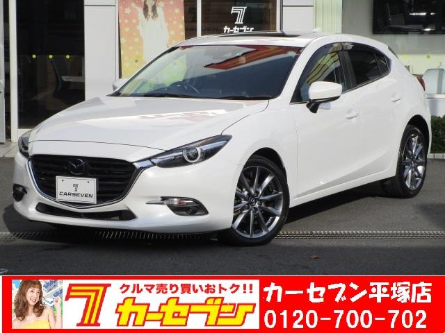 マツダ アクセラスポーツ２２ｘｄ ｌパッケージ ヘッドアップディスプレイ ６速ｍｔ クリアランスソナー マツコネナビ ｂｌｕｅｔｏｏｔｈ接続可 本革シート ｄ席パワーシート シートヒーター オートライト レインセンサーの中古車 車体価格129 9万円 16 平成28 年式