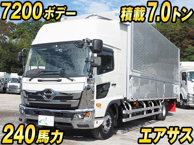 ヒノレンジャー(国産車その他) 積載７トン　７２００ボデー　エアサス　フルワイド　ハイルーフ 中古車画像