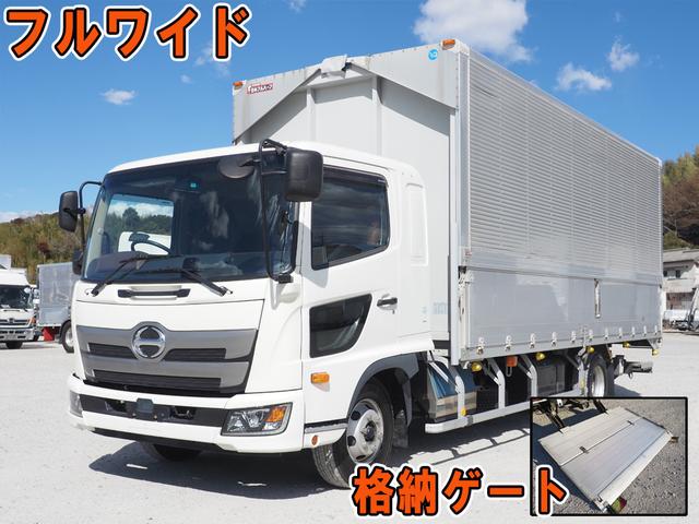 　格納ゲート付　フルワイド　ベッド付　６速マニュアル　アルミウイング車