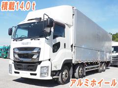 ギガ  積載14トン 4軸低床 アルミウイング アルミホイール 中古車画像