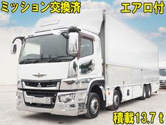 スーパーグレート  積載13.7トン オートマ 4軸低床 パネルウイング 中古車画像