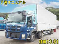 ギガ  7速マニュアル 積載13.8トン 4軸低床 アルミウィング 中古車画像