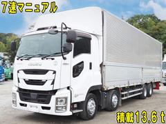 ギガ  7速マニュアル 積載13.6トン 4軸低床 アルミウィング 中古車画像