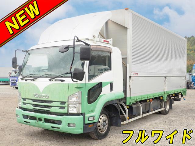 ＴＫＧ－ＦＲＲ９０Ｓ２　アルミウイング車 フルワイド　ベッド付