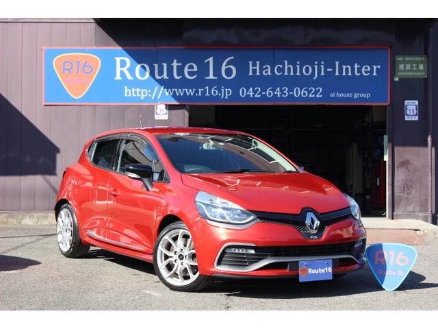 ルノー ルーテシアルノースポール シャシースポール 純正ディスプレイオーディオ ミラー型前後ドラレコ ｅｔｃ クルーズコントロール 記録簿 禁煙車 カードキーの中古車 車体価格124 9万円 13 平成25 年式 走行2 7万キロ 車体色ルージュ フラムｍ 東京都八王子市石川町