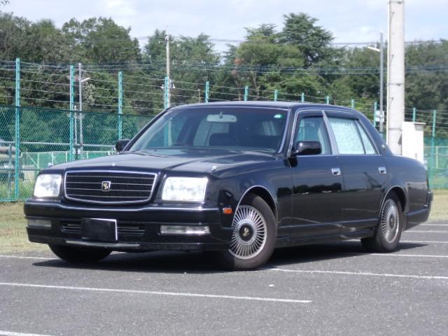 センチュリー セダン（トヨタ）フロアシフト　レザーシート　後期仕様　オートクチュールエアロ　ジャンクションルーフ＆リアスポイラー　ロワリングキット　メッキホイール加工　ＥＴＣ　キーレス　コンビハンドル 中古車画像