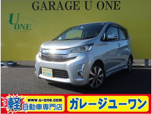 ｅＫカスタム(三菱) Ｔ　純正ナビ　フルセグ　バックカメラ　ＨＩＤヘッドライト　ウインカーミラー　スマートキー　プッシュスタート　オートエアコン　プライバシーガラス 中古車画像